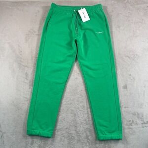 Frame Jogger Sweatpants Men‎ Large Pop Green French Terry Designer NWT $228